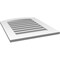 Ekena Millwork Arch Top Surface Mount PVC Gable Vent: Non-Functional, w/ 3-1/2"W x 1"P Standard Frame, 22"W x 26"H GVPAR22X2601SN - alternate 4